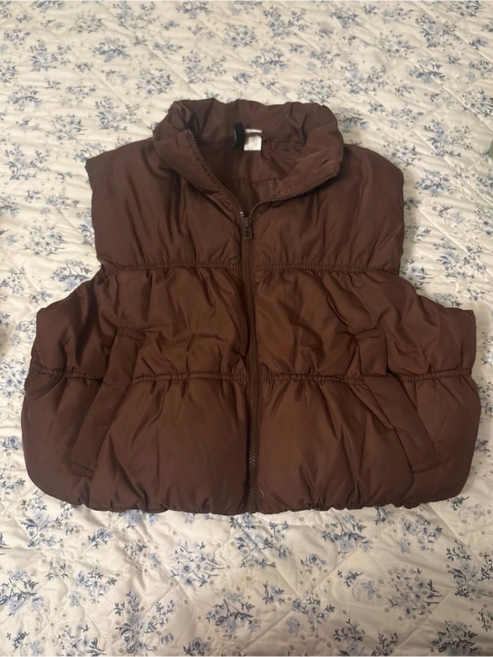 H&M Brown Puffer Vest
